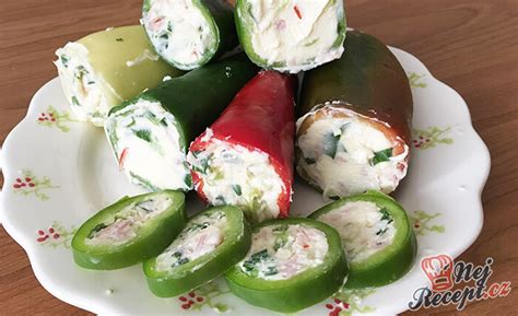 Grilovaná paprika plnená syrom