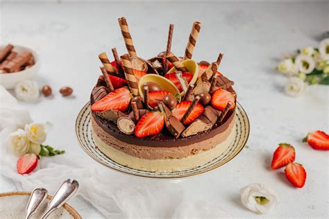 Nepečená čokoládová torta