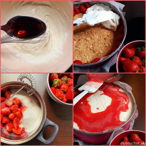 Proces vrstvenia nepečenej torty