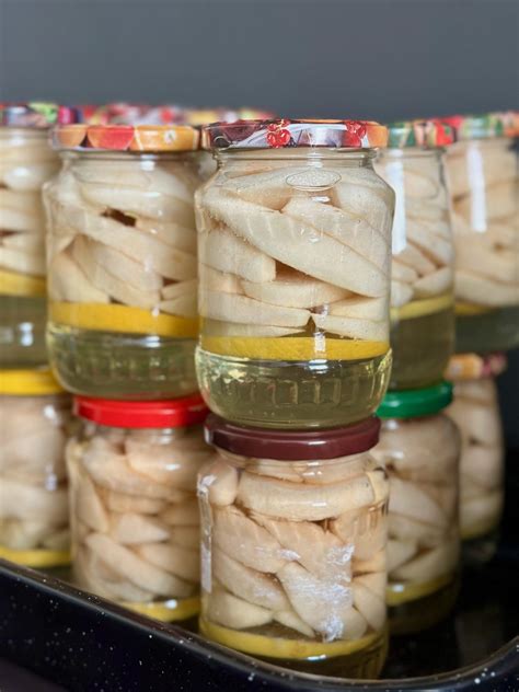 Jablkový kompót v pohároch