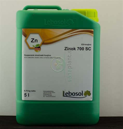 Mapa s obsahom zinku v rôznych potravinách