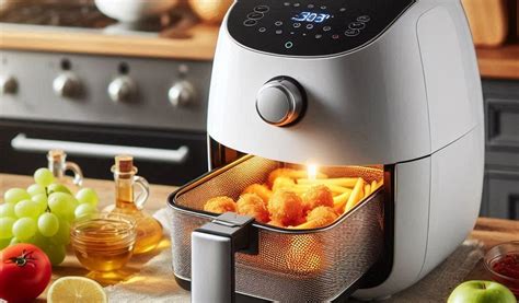 Ilustračná fotografia teplovzdušnej fritézy s pripraveným jedlom