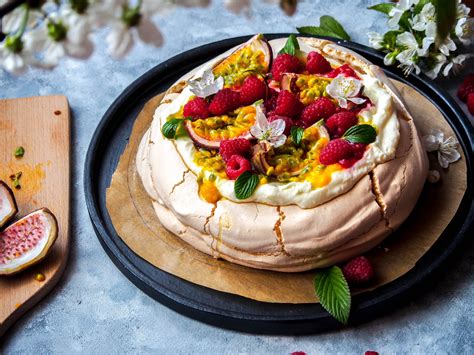 Torta Pavlova s ovocím