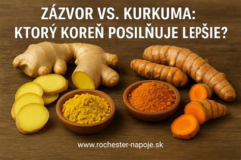 Zázvor a kurkuma