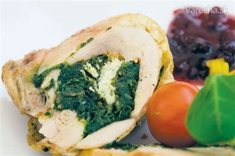 Rezne bravčové plnené bryndzou a špenátom