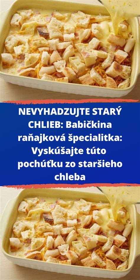 miska s pudingom zo starého chleba