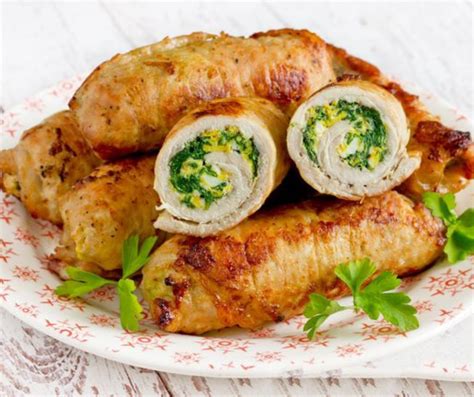 Ilustračné foto plnených rezňov so špenátom