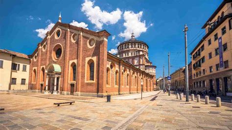 Interiér kostola Santa Maria delle Grazie s Poslednou večerou