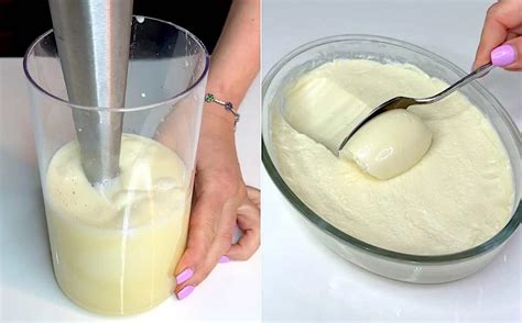 Príprava krému z mascarpone a bielej čokolády