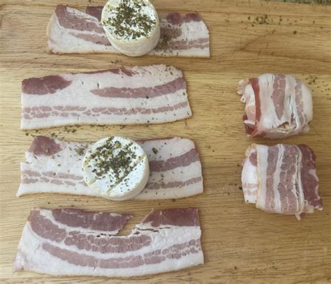 Hermelín obalený v slanine