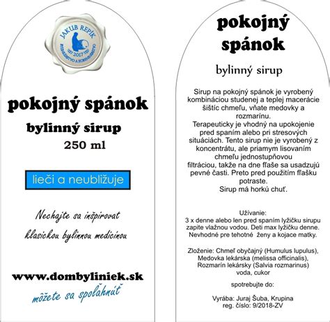 Upozornenia k užívaniu sirupu