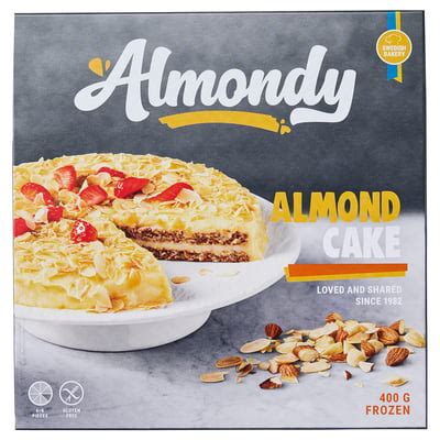 Balenie mandľovej torty IKEA Almondy