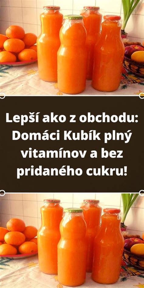 Čerstvá šťava plná vitamínov