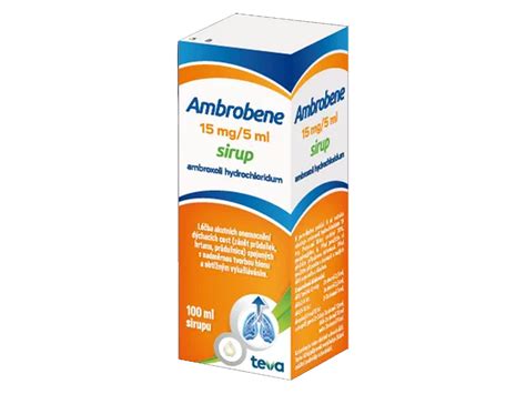 Obal lieku Ambrobene sirup