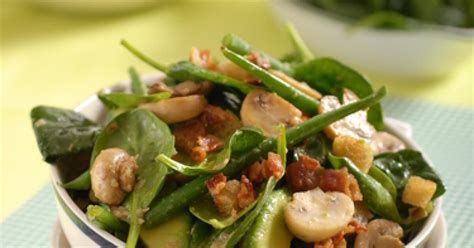 špenát so šampiňónmi