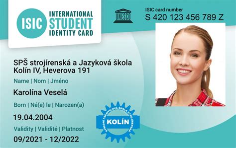 Ilustrácia ISIC karty