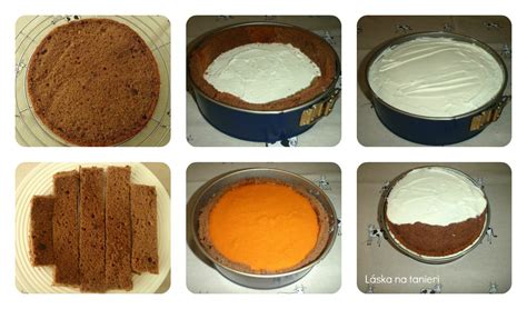 rozložená torta na tanieri