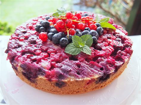 Pohánková torta s ovocím