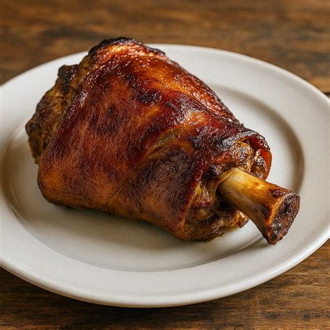 Narezané bravčové koleno pripravené na pečenie