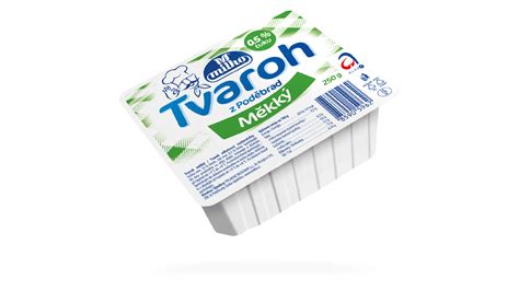 balenie tvarohu Milko