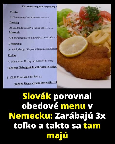 Ceny jedla v nemeckej reštaurácii