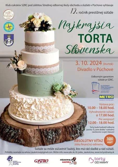 Súťažné torty z podujatia Najkrajšia torta Slovenska