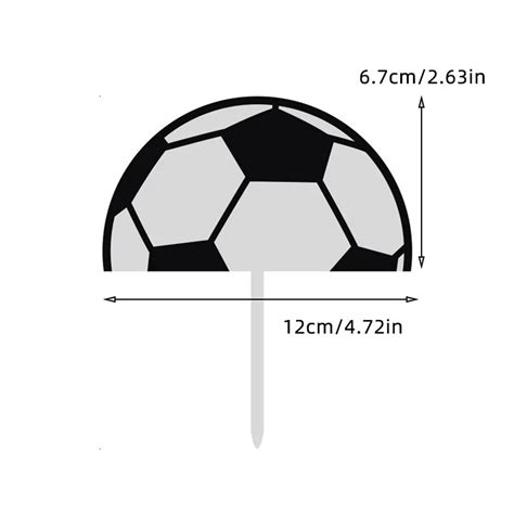 Futbalová lopta - dekorácia na tortu