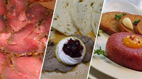Zloženie ingrediencií na prípravu nemeckého bifteku