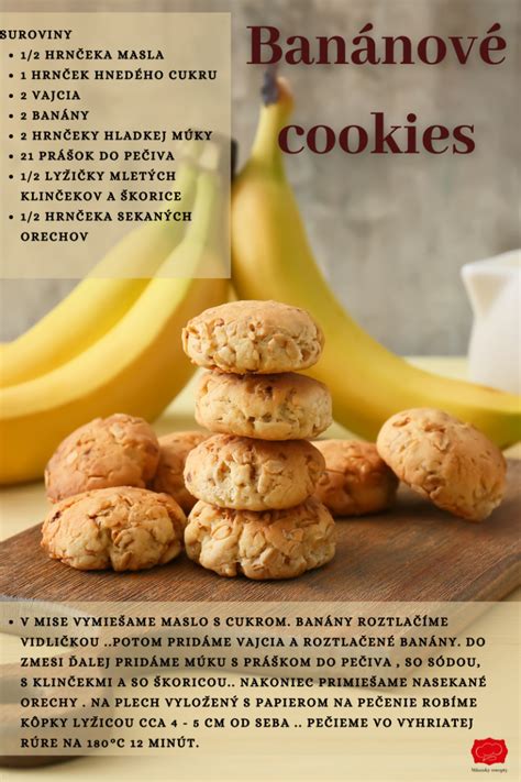 hotové banánové cookies