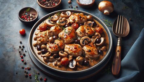 Zapečené kuracie prsia s hubami