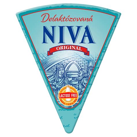 Ilustrácia syra Niva s modrou plesňou