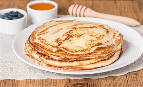 Schéma správneho pomeru surovín na palacinkové cesto