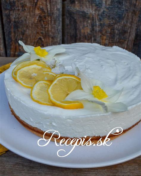 Svieža citrónová torta