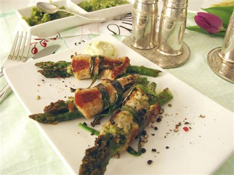 Teľacie medailóniky so špargľou