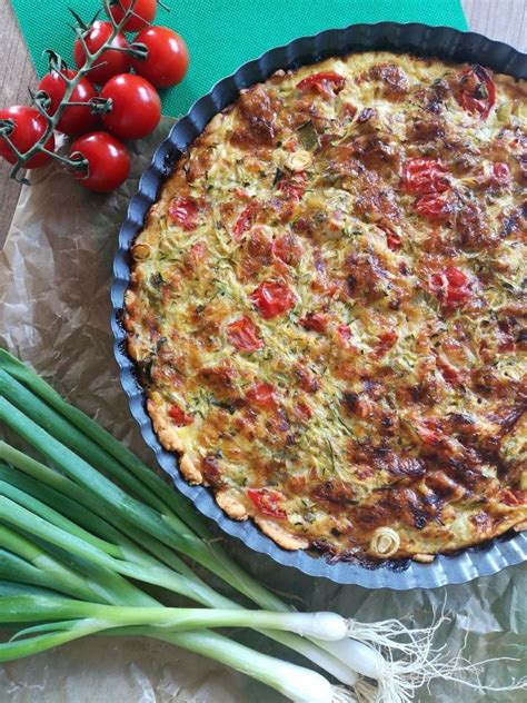 Ilustrácia ingrediencií na quiche
