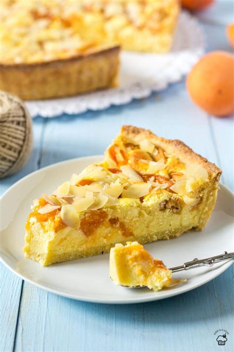 Marhuľový tart s mandľami