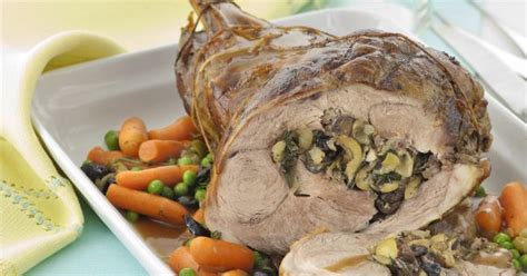 Talianske jedlo Cosciotto d‘agnello farcito