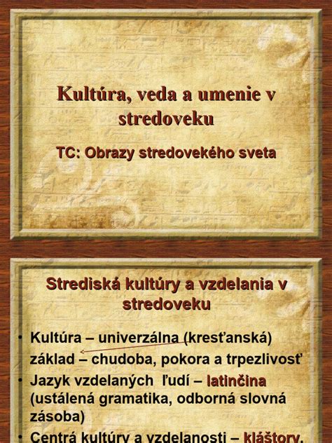 História prípravy živánskej v stredoveku