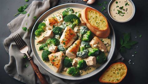 Zloženie kuracieho mäsa s brokolicou a nivou