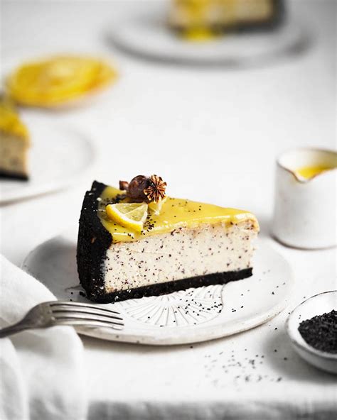 Cheesecake makovo-tvarohový s citrónovou polevou