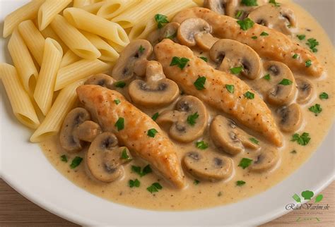 Suroviny na kuracie mäso so šampiňónmi a cesnakom