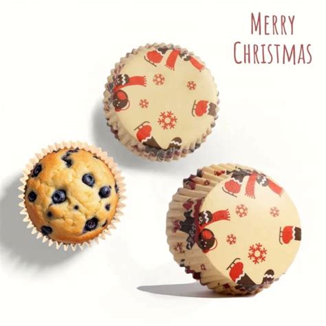 Vianočné košíčky na muffiny s rôznymi motívmi