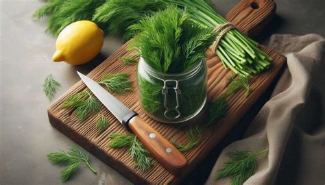 Čerstvý kôpor ako hlavná ingrediencia