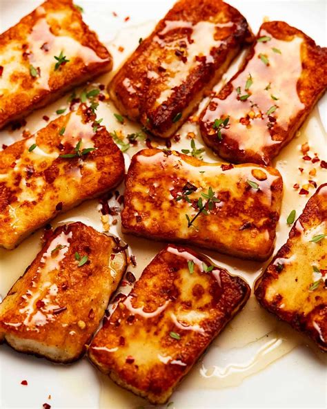 syrovač s halloumi a batatmi