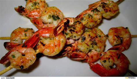Grilované krevety na špíze
