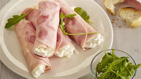 Moderná gastronómia - šunkové rolky