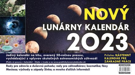 Lunárny kalendár s znameniami zverokruhu