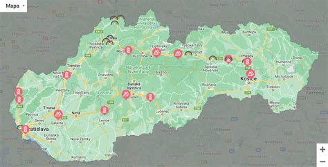 Mapa s informáciami o cvikle
