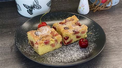 Bublanina s mascarpone a malinami