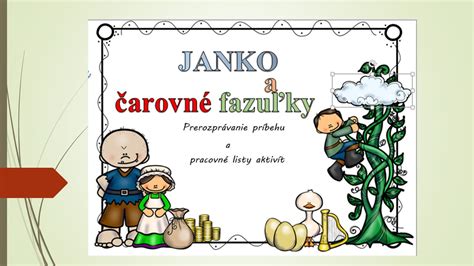 Ilustrácia Janka, ktorý predáva kravu za fazuľky